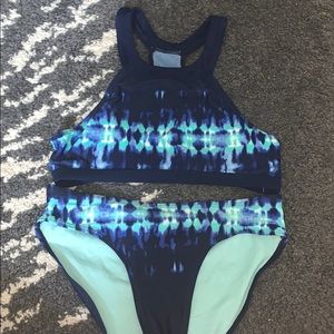 justice two piece swim suit